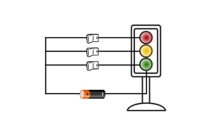 Rangkaian Lampu Lalu Lintas