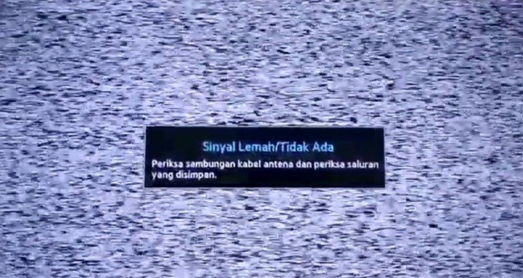 Penyebab Sinyal TV Digital Lemah