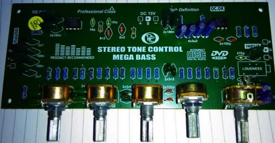 Skema Rangkaian Tone Control